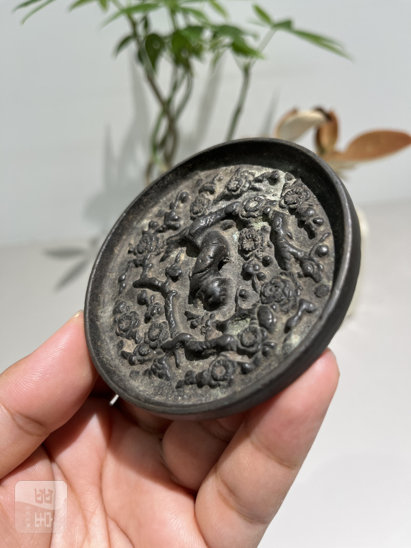 明 暗香疏影纹镜 - 图4